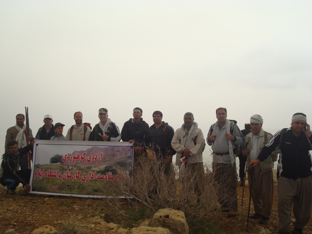 برگزاري اولين اردوي کوهنوردي تعدادي کارکنان و اساتيد بسيجي 